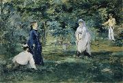 Edouard Manet A Game of Croquet USA oil painting artist